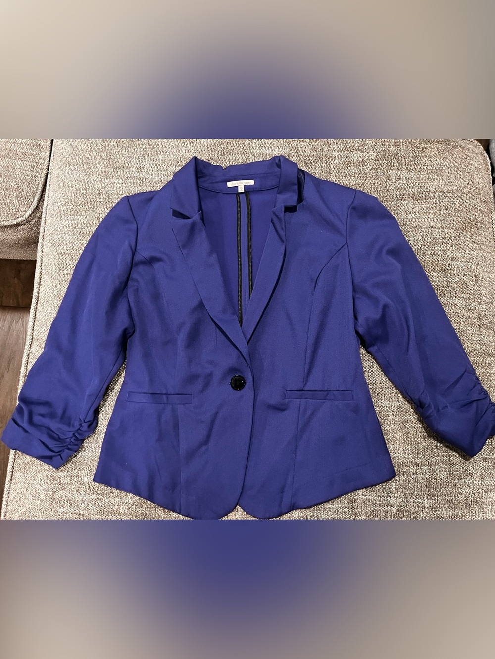 Charlotte Russe Royal Blue Single-Button Blazer